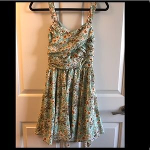 Flower sweetheart dress